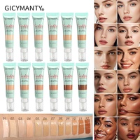 Fond de Teint Liquide Minéral Portable en Tube Souple Marque Privée Correcteur Maquillage Texture Douce pour la Peau Formule Longue Durée pour Tous