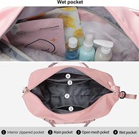 Sacs de voyage pliables écologiques grande capacité, sacs à main imperméables, sacs de sport à bandoulière, sacs de voyage pliables avec fermeture éclair
