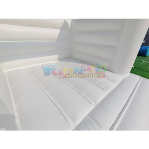Wholesale commercial outdoor party jumping bouncer jump castle <b>inflatable</b> white bounce house for kids - Product Image 6