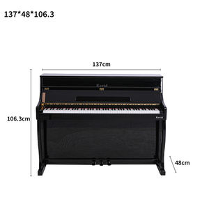 Piano Acústico Vertical <span class=keywords><strong>Kerid</strong></span>, Piano Digital para Principiantes con 88 Teclas Contrapesadas, Piano Digital Electrónico Profesional - Product Image 3