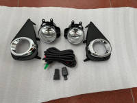Piezas de coche, accesorios para coche, juego de luces antiniebla para Toyota Yaris 2014 2015 2016 2017, lámpara antiniebla para coche
