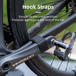 <span class=keywords><strong>ROCKBROS</strong></span>耐用电动自行车架汽车吸盘车顶自行车托架汽车挂接装置3自行车容量 - Product Image 5