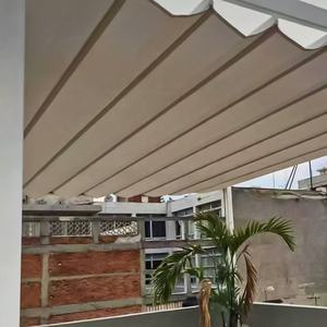 2-20% de descuento <span class=keywords><strong>toldo</strong></span> automático impermeable sistemas deslizantes toldos de pérgola de Techo Retráctil para sombras en el jardín - Product Image 1