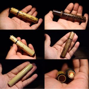 Retro Style Bamboo Tinder Lighter Rechargeable USB Electric Windproof For Cigarette Travel - Product Image 5