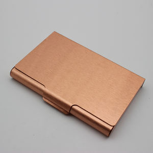 <strong>Brass</strong> Bronze Red Copper Metal Pocket Name <strong>Business</strong> <strong>Card</strong> Holder <strong>Case</strong> - Product Image 5