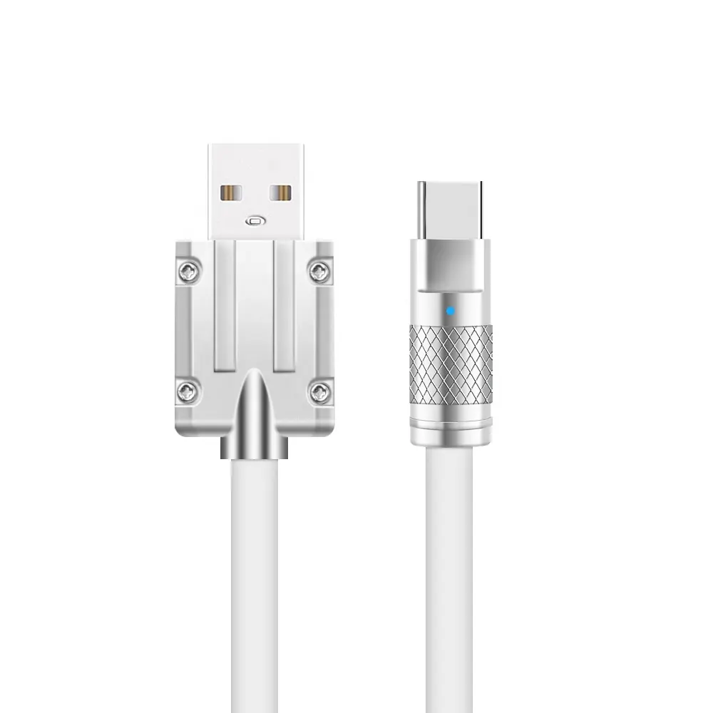 Top Selling Products 2023 Mobile Charger Cable With Zinc Metal Case USB Charger Data Cable For Iphone