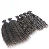 Vague profonde Twist cheveux Crochet Boho Tresses Gris Cheveux En Vrac Humain Crépus Tressage Cheveux En Vrac Pas De Trame Crépus Droite