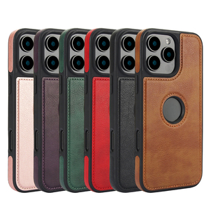 เคสโทรศัพท์มือถือหนัง PU สำหรับ iPhone 16 <span class=keywords><strong>Pro</strong></span> <span class=keywords><strong>Max</strong></span>/16 <span class=keywords><strong>Pro</strong></span>/16 Plus/16 Premium ป้องกันรอบด้าน กันลื่น - Product Image 1