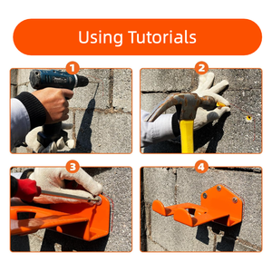 <span class=keywords><strong>Heavy</strong></span> <span class=keywords><strong>Duty</strong></span> supporto in metallo montato a parete e gancio per utensili elettrici per l'organizzazione di Garage e stringhe di stoccaggio Rack Trimmer - Product Image 3