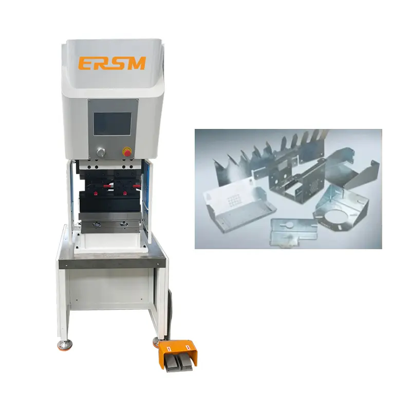 Mesin tekuk CNC, mesin rem tekan sistem Hemming, mesin tekuk mini, skala pemandu linier