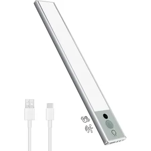 Weicao Sob Contador Armário Iluminação Motion Sensor Gabinete Luzes Dimmable Recarregável USB 120 LED Night Lights Cozinha