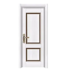 Antique style New model 100% solid wood door for bedroom from China supplier best sell