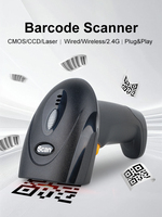 Lector de Códigos USB Plug-and-Scan para Gestión de Documentos de Oficina, Disponible en Stock