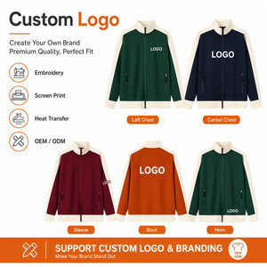 Blouson Bomber Zippé Personnalisé avec Logo pour Homme, 100% Polyester, Style Color Block, Veste Universitaire pour Hommes, Femmes, Unisexe, Vente en Gros, Fabrication OEM ODM - Product Image 2