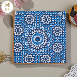 Serviettes en papier imprimées colorées transfrontalières, décorations mandala diamant, serviettes de fête, serviettes de restaurant, papier jetable - Product Image 5