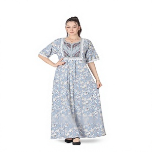 Women's Organic Cotton Midi Tunic <b>Dress</b> Comfortable Tiered Flared Design Romantic Stylish <b>Custom</b> <b>Dress</b> - Product Image 1