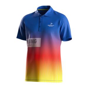 Camiseta de Rendimiento con Botones Sublimados al por Mayor, Camisetas Promocionales, Camiseta Polo para Hombre, Camisa de Boliche - Product Image 1