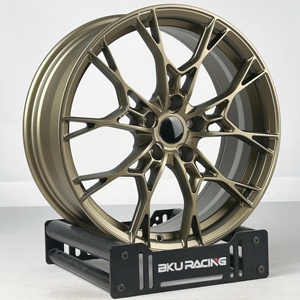 ล้อ jdm ปลอมแปลง bku สำหรับ Toyota GR Corolla Supra Camry <span class=keywords><strong>TRD</strong></span> RAV4 CHR Sienna 18-21<span class=keywords><strong>นิ้ว</strong></span>ขอบล้ออัลลอยสีดำสั่งทำ5X114.3 - Product Image 4