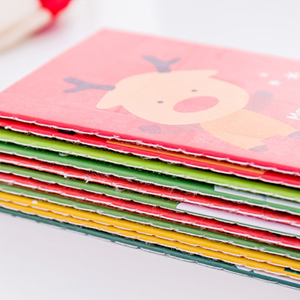 Phim hoạt hình dễ thương in túi notepad máy tính xách tay nhỏ với may ràng buộc cho văn phòng phẩm sử dụng quà tặng giáng sinh với số lượng lớn - Product Image 6