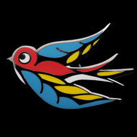 Groothandel Hard Emaille Dierenbadge Kleurrijke Vliegende Vogel Reversspeld Op Maat Bedrukt Logo Hoed Tas Accessoire Souvenir Metalen Badge