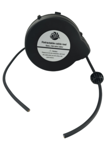 Avvolgicavo retrattile a molla DYH 3C*1.5 3.0M con prolunga per elettrodomestici 110-250V 8-16A Max 5m Nero - Product Image 5