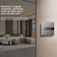 Interruptor Inteligente Graffiti con Control por Voz, Microcontrol de Movimiento, Pantalla Inalámbrica, Control Remoto para Hogar Inteligente