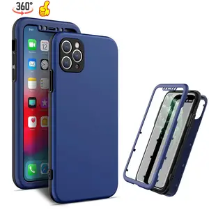 360 Volledige Cover Matte 3 In 1 Telefoon Geval Voor Oppo Realme C20 C11 8 Pro C21 C25 C12 5 c15 X7 Pro Reno 6 6Z C21Y A15 A54 A94 F9 A19