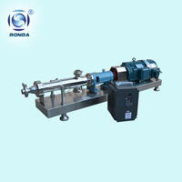 Pompe à vis à cavité progressive sanitaire en acier inoxydable GW pompe à vis unique hygiénique de qualité alimentaire à haute viscosité