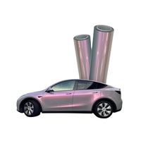 NASIDO TPU Color PPF Lambency Rose Violet Anti-Gores Self-Healing Wrap Film untuk Perlindungan Bodi Mobil