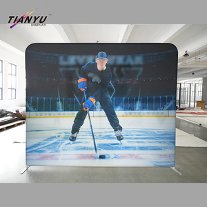 Support pliable pour toile de fond photo en tissu tendu, robuste, pour publicité sportive, avec housse - Product Image 2