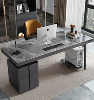 Table de bureau moderne meubles en forme de L Design bois 1.8 mètres de long patron directeur général exécutif bureau