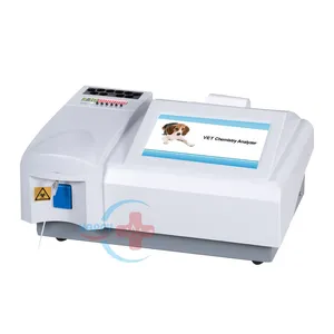 Analisador de biquímica semi-auto, equipamento de clínica animal HC-R088, analisador de biquímica veterinária