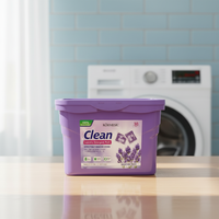 KORMESIC 240g Grosir Deterjen Pod Pencuci Pakaian Alami Ramah Lingkungan Aroma Tahan Lama Pembersih Mendalam Lavender