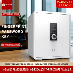 Coffre-fort pour argent, coffre-fort électronique à empreintes digitales pour hôtel, coffre-fort antivol en acier massif pour la maison, coffre-fort pour argent pour hôtel - Product Image 2