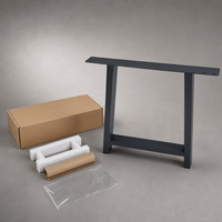 Pieds de table en fonte métallique pour restaurant, base de table industrielle pour café et restaurant