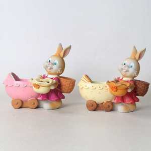 Lapin plantes succulentes Pots dessin animé créatif pays magasin décoration ornements résine <span class=keywords><strong>Pot</strong></span> de fleur - Product Image 6