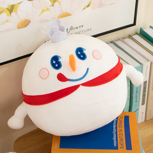 Regalo de vacaciones de Navidad, muñeco de <span class=keywords><strong>nieve</strong></span> de miel, muñeco de huevo, muñeco de <span class=keywords><strong>trapo</strong></span>, almohada, cojín, juguete de peluche relleno de algodón PP para aliviar el estrés, lavado - Product Image 5