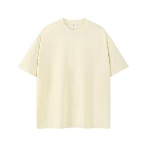T-shirt in cotone pesante rosa a maniche corte per uomo e donna, modello estivo oversize coordinato per coppie - Product Image 4
