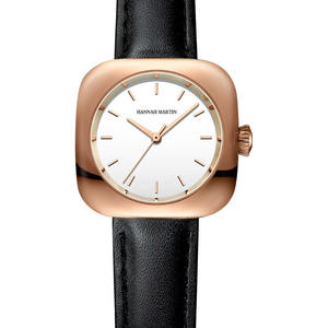 Elegante reloj cuadrado pequeño dorado Banda de acero inoxidable Diseño clásico para mujer - Product Image 2