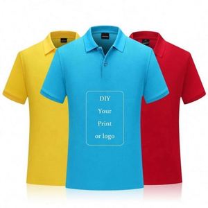 Classic Pure Cotton Woven Fabric Men's Formal Polo <b>Shirt</b> with Custom Logo and Silk Screen Printing - Product Image 4