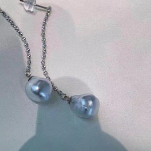 21542 Accesorios de Plata S925 para Perlas DIY, Cuentas Redondas de 8-12mm, Base Vacía para Joyería Dinámica de Plata, Pendientes 21542, Accesorios para Perlas DIY - Product Image 3