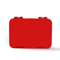 Boîte à lunch portable, style bento, mignonne, étanche, micro-ondable, 1-3L, rose rouge, sans BPA, écologique, très vendue