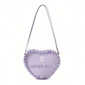 กระเป๋าสะพายข้างผู้หญิงลายลูกไม้พับได้  แบบสะพายไหล่เดียว  ของขวัญวันเกิดสำหรับโรงเรียน  ขายส่ง  สีลูกกวาด  สามารถสลักชื่อได้ - Product Image 1