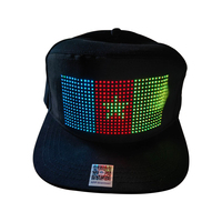 DIY LED Luminous Hat Equipo de publicidad Tecnología y belleza Aplicación fusionada Programada