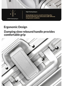 <span class=keywords><strong>Valigia</strong></span> in Alluminio di Grande Capacità, Modello 2025, Vendita all'Ingrosso, Trolley in <span class=keywords><strong>Metallo</strong></span> per Viaggi - Product Image 4