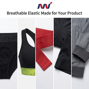 Ceintures élastiques personnalisées GRS avec logo, en nylon et élasthanne écologiques, imprimées jacquard, confortables, pour sous-vêtements - Product Image 4