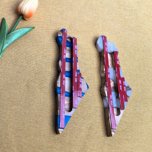 Nhựa Epoxy Israel bản đồ gỗ mezuzah trường hợp gỗ ô liu judaica Scroll với cửa trang trí nội thất trang trí nội thất mezuzah trường hợp - Product Image 4