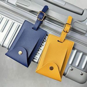 Etiquetas de Equipaje de Cuero Sintético con Nombre Personalizado al por Mayor, Logotipo Personalizado en Relieve, Estampado Dorado y Plateado - Product Image 2