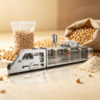 Machine automatique de remplissage et de scellage de sachets HFFS pour poudre, granulés, liquides - Équipement d'emballage pour sachets à fermeture éclair Doypack