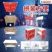 Comptoir de Promotion en Aluminium Pliable, Table de Présentation pour Salon